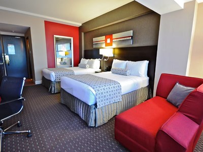 bedroom 1 - hotel armon plaza montreal airport, trademark - montreal, canada
