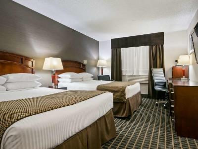 bedroom 2 - hotel best western airport inn - calgary, canada