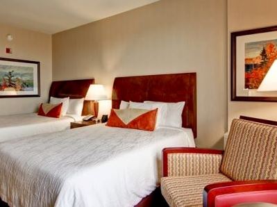 bedroom - hotel hilton garden inn calgary airport - calgary, canada