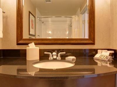 bathroom - hotel hilton garden inn calgary airport - calgary, canada