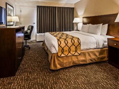 bedroom - hotel best western cedar park inn - edmonton, canada