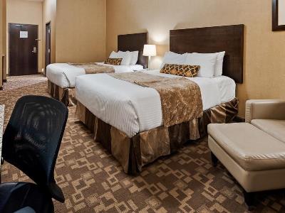 bedroom 1 - hotel bw plus south edmonton inn suites - edmonton, canada