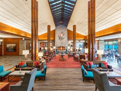 lobby - hotel fairmont jasper park lodge - jasper, canada
