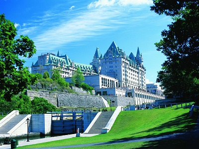 exterior view - hotel fairmont chateau laurier - ottawa, canada