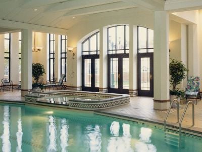 indoor pool - hotel fairmont le chateau frontenac - quebec, canada