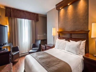 bedroom - hotel best western premier hotel l'aristocrate - quebec, canada