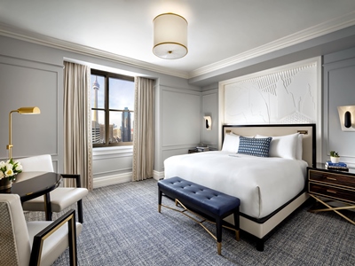 bedroom - hotel fairmont royal york - toronto, canada