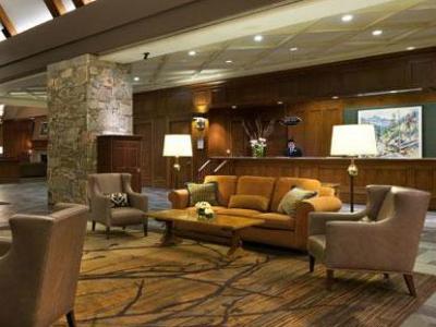 lobby - hotel fairmont chateau whistler - whistler, canada