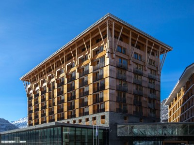 exterior view - hotel radisson blu reussen - andermatt, switzerland