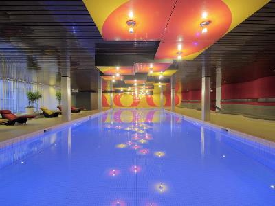indoor pool - hotel radisson blu hotel basel - basel, switzerland