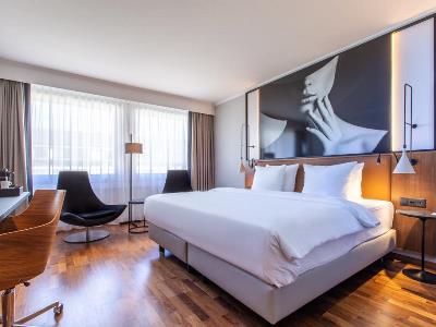 bedroom - hotel radisson blu hotel basel - basel, switzerland