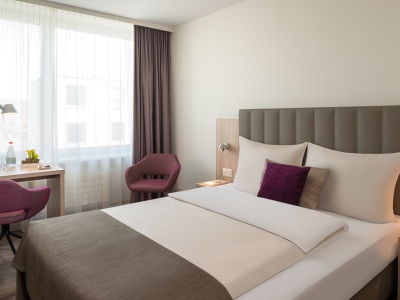 bedroom 1 - hotel essential by dorint basel city - basel, switzerland
