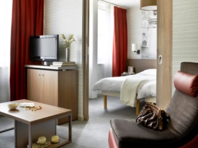 bedroom 2 - hotel aparthotel adagio basel city - basel, switzerland
