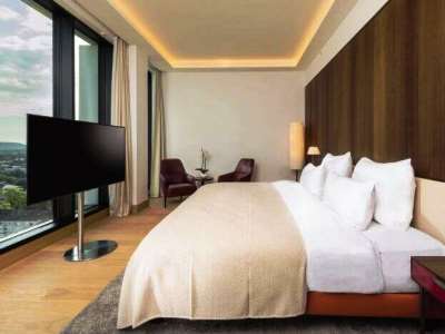 bedroom - hotel movenpick hotel basel - basel, switzerland