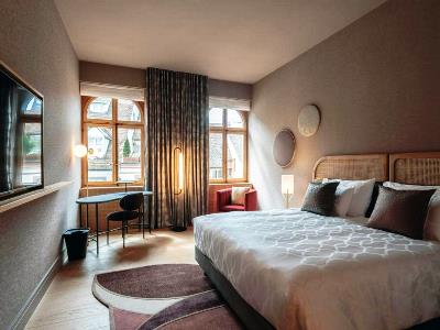 bedroom - hotel marthof - basel, switzerland