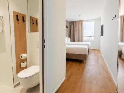 bedroom 2 - hotel b and b hotel basel - basel, switzerland