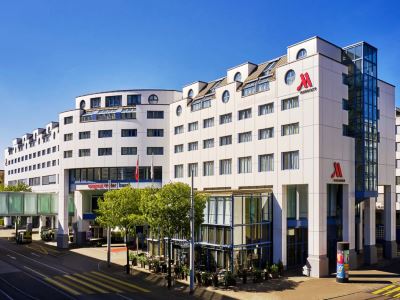 exterior view - hotel basel marriott hotel - basel, switzerland