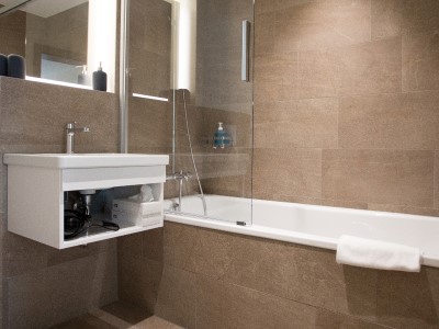 bathroom - hotel kreuz bern modern city hotel - bern, switzerland
