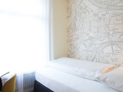 bedroom - hotel kreuz bern modern city hotel - bern, switzerland