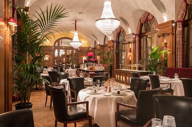 restaurant - hotel bellevue palace - bern, switzerland
