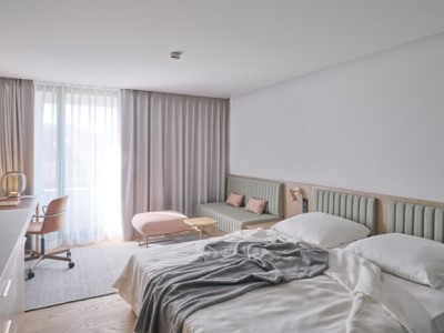 bedroom - hotel swissotel kursaal bern - bern, switzerland