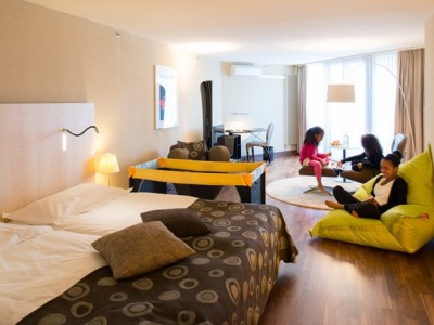 bedroom 2 - hotel swissotel kursaal bern - bern, switzerland