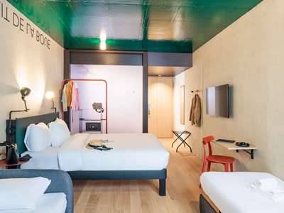 bedroom 1 - hotel ibis styles bern city - bern, switzerland