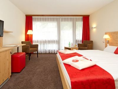 standard bedroom - hotel central sportshotel - davos, switzerland