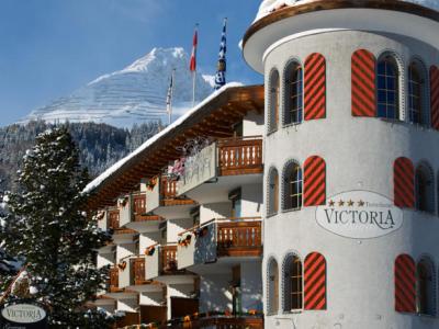exterior view - hotel turmhotel victoria - davos, switzerland