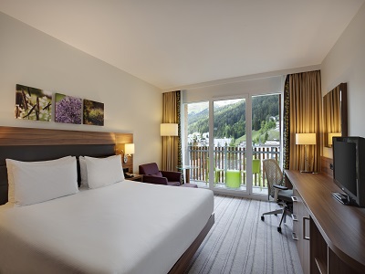 bedroom - hotel hilton garden inn - davos, switzerland