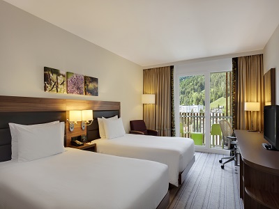 bedroom 1 - hotel hilton garden inn - davos, switzerland