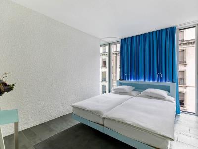 bedroom 1 - hotel cristal design - geneva, switzerland