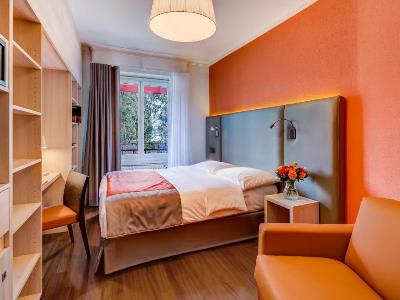 bedroom 1 - hotel eden - geneva, switzerland