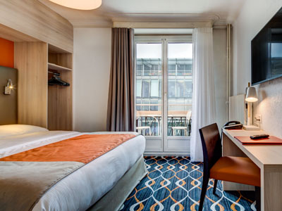 standard bedroom 3 - hotel eden - geneva, switzerland