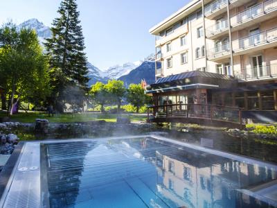 outdoor pool 1 - hotel belvedere - grindelwald, switzerland