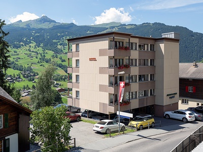 exterior view - hotel jungfrau lodge swiss mountain - grindelwald, switzerland