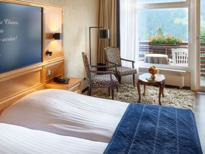 bedroom 2 - hotel kreuz und post - grindelwald, switzerland