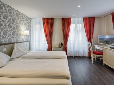 standard bedroom 1 - hotel du nord - interlaken, switzerland