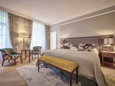 bedroom - hotel victoria-jungfrau - interlaken, switzerland