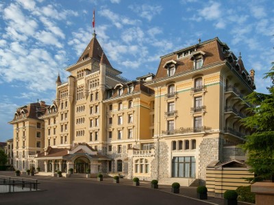 exterior view - hotel royal savoy - lausanne, switzerland