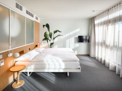 bedroom 2 - hotel alpha-palmiers by fassbind - lausanne, switzerland