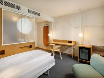 bedroom 1 - hotel alpha-palmiers by fassbind - lausanne, switzerland