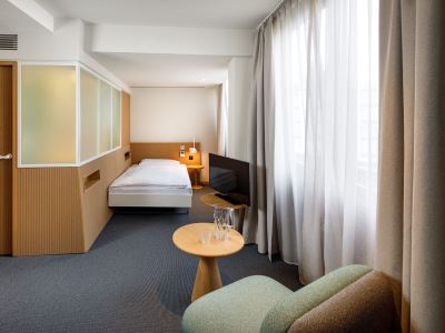 bedroom - hotel alpha-palmiers by fassbind - lausanne, switzerland