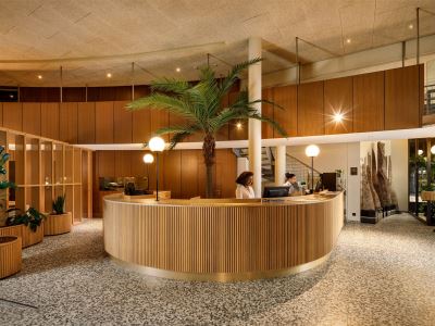 lobby - hotel alpha-palmiers by fassbind - lausanne, switzerland