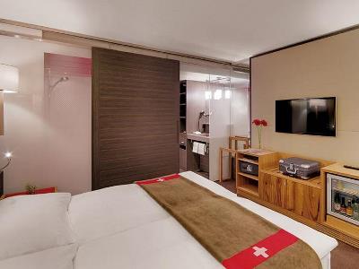 bedroom 2 - hotel agora swiss night by fassbind - lausanne, switzerland