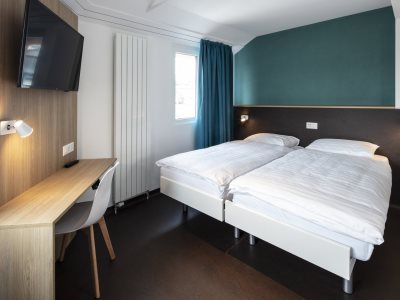 bedroom 1 - hotel swiss chocolate by fassbind - lausanne, switzerland
