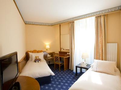 bedroom - hotel best western plus mirabeau - lausanne, switzerland