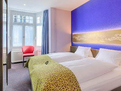 bedroom 4 - hotel drei konige - lucerne, switzerland