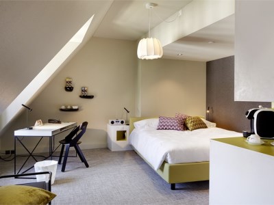 bedroom 2 - hotel continental park - lucerne, switzerland