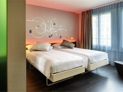 bedroom 4 - hotel continental park - lucerne, switzerland